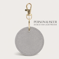 Afbeelding laden in Galerijviewer, Sleutelhanger Rond ⎮ Subtle Grey