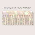 Afbeelding laden in Galerijviewer, Kam ⎜ Mermaid White
