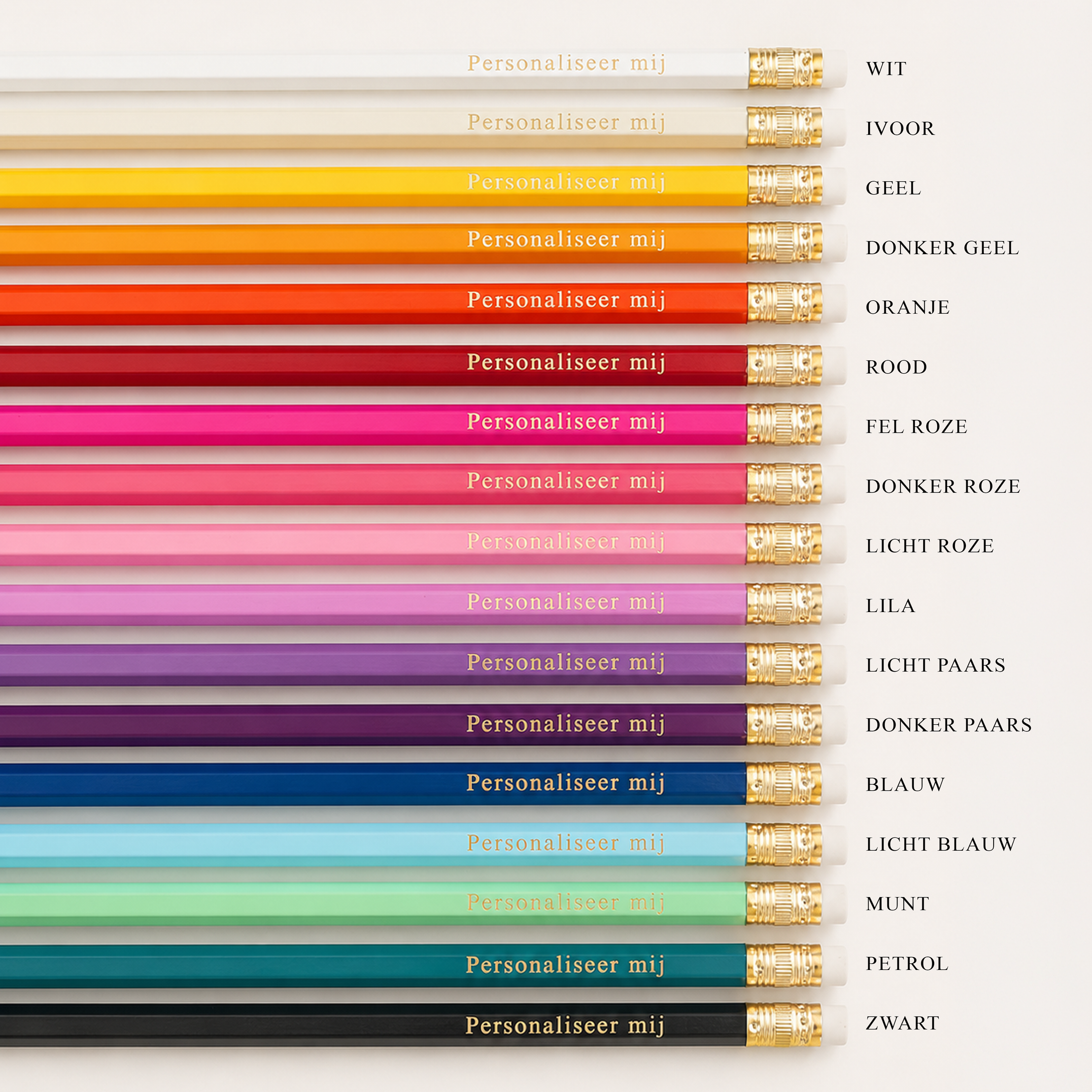 Pack van 6 ⎜ Kies je kleuren