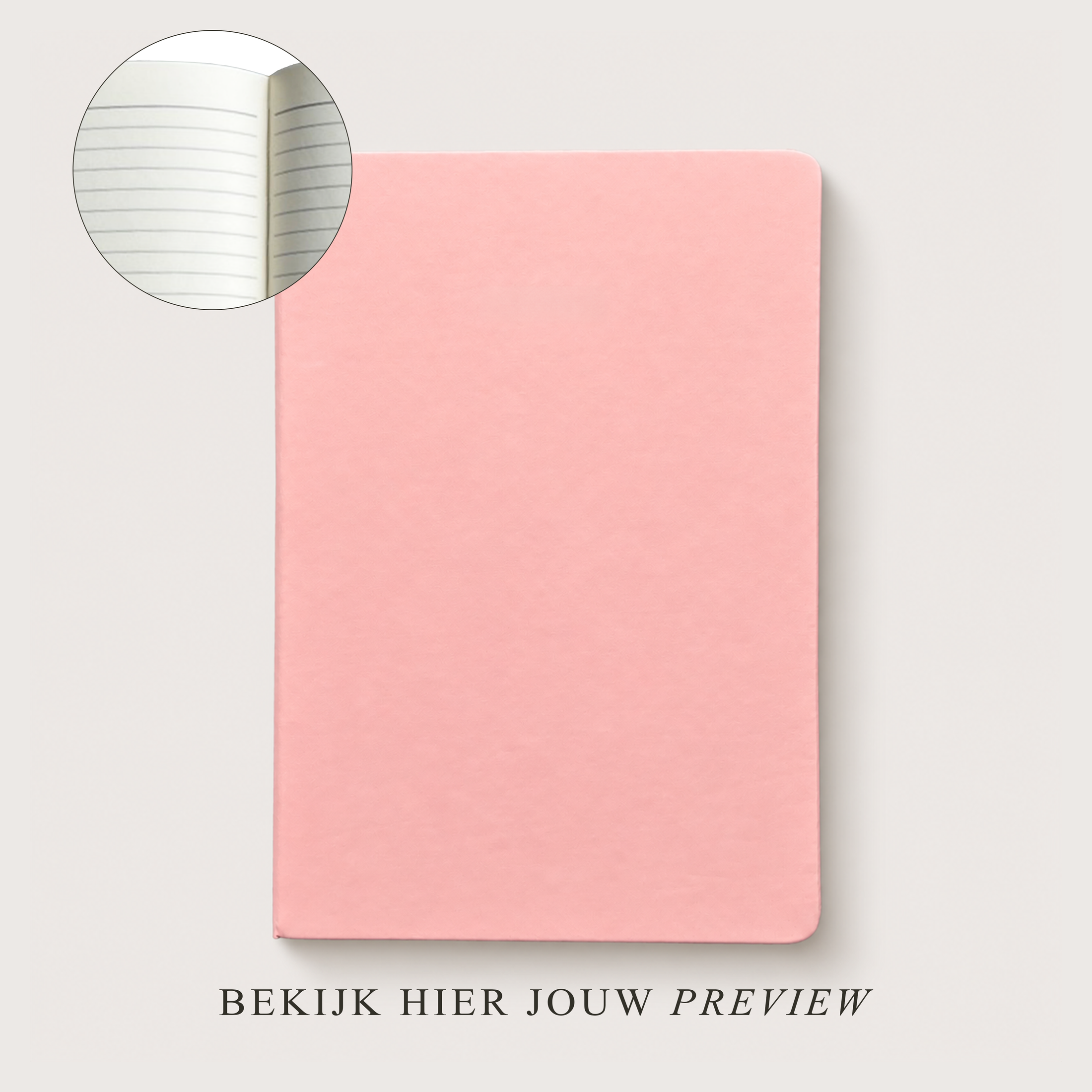 Notitieboek ⎮ Pink ⎮ Gelinieerd