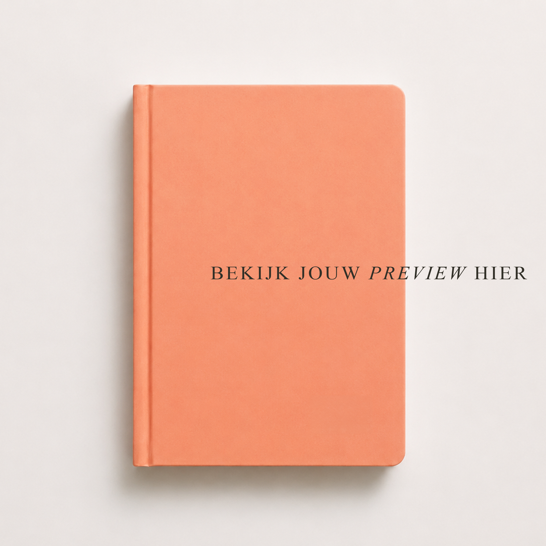 Planner ⎮ Peach ⎮ 18 maanden