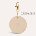 Afbeelding laden in Galerijviewer, Sleutelhanger Rond ⎮ Pure Beige
