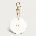 Afbeelding laden in Galerijviewer, Sleutelhanger Rond ⎮ Delicate White
