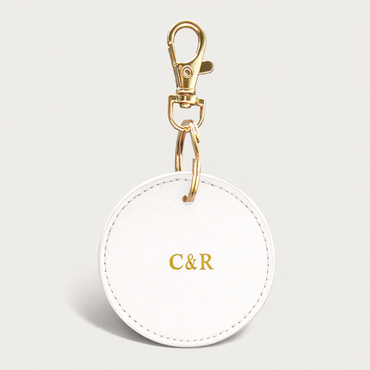 Sleutelhanger Rond ⎮ Delicate White
