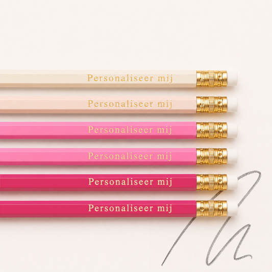 Pack van 6 ⎥ Soft pink